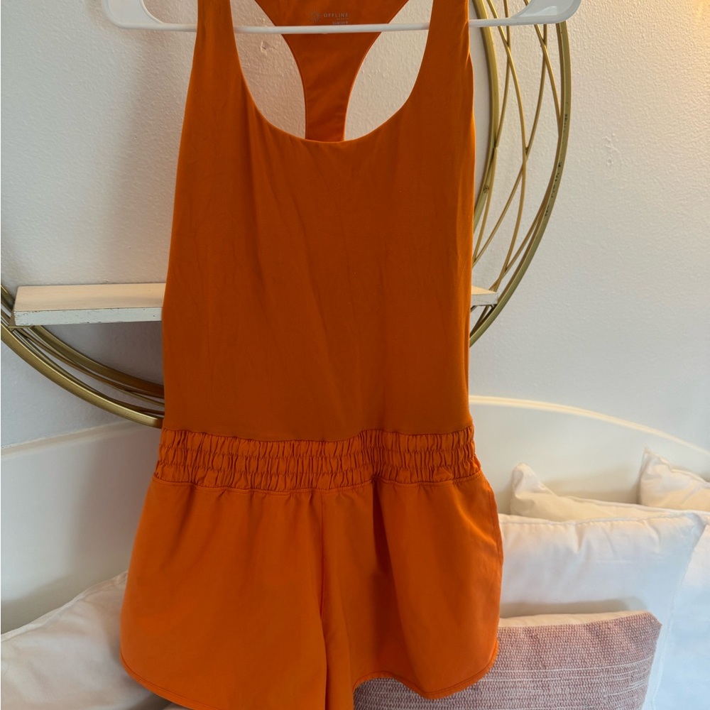 Aerie Orange Athletic Shorts